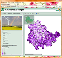 Gewitter in Thringen