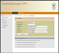 Veranstaltungen HFV